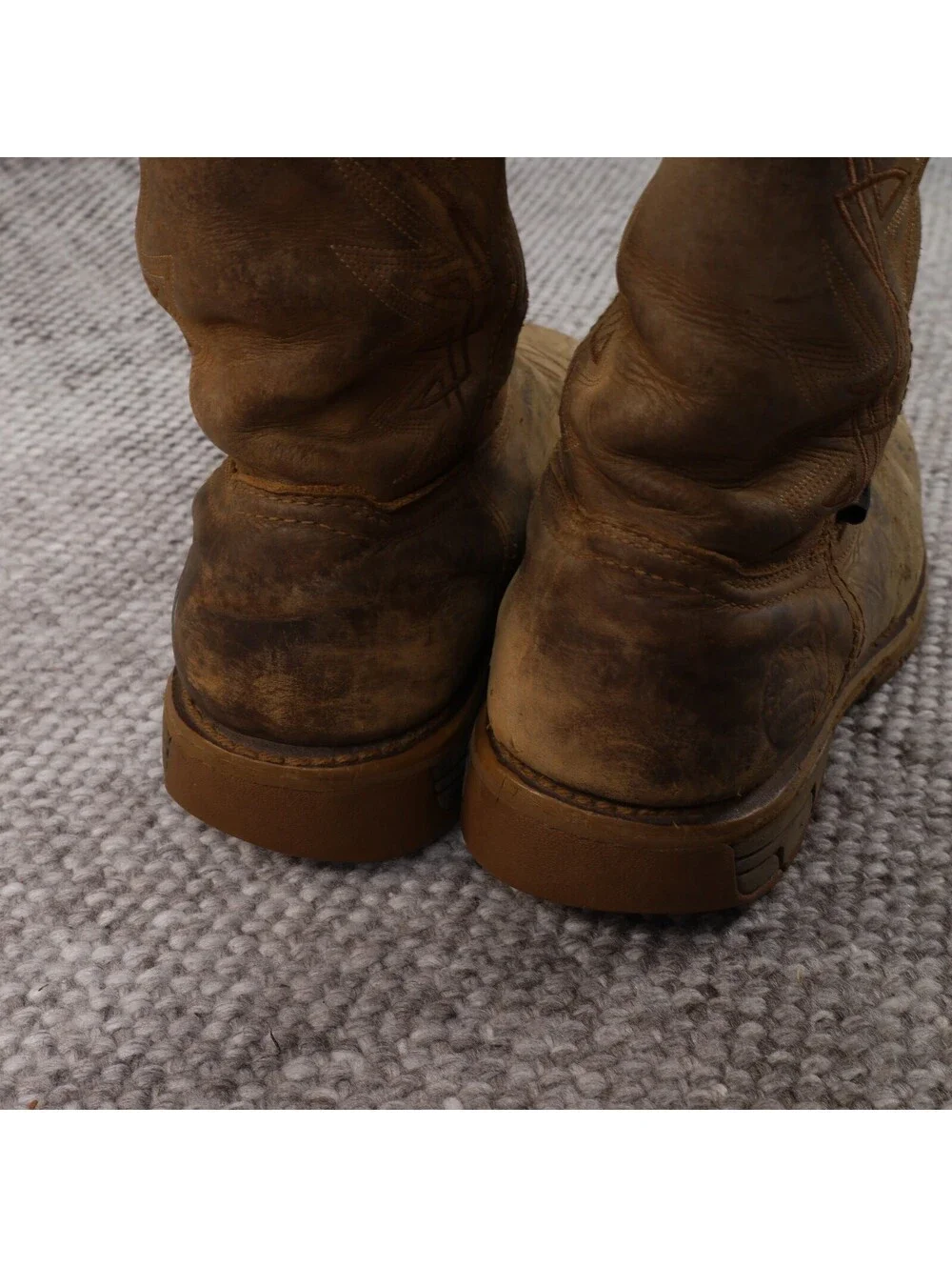 Irish Setter Marshall Work Boots Mens 10 D Waterproof Steel Toe Brown 83912 WORN